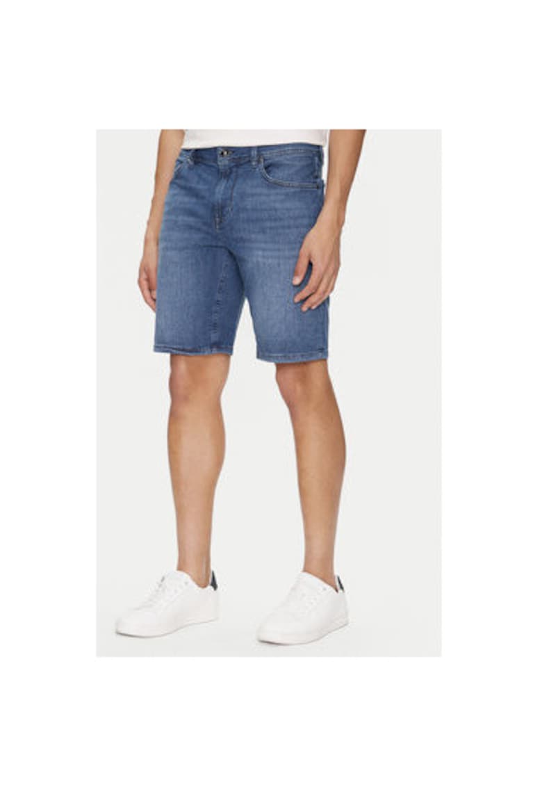 Мъжки дънкови шорти 10018247 30043025 - памук - тъмносиньо - Тъмносин Joop