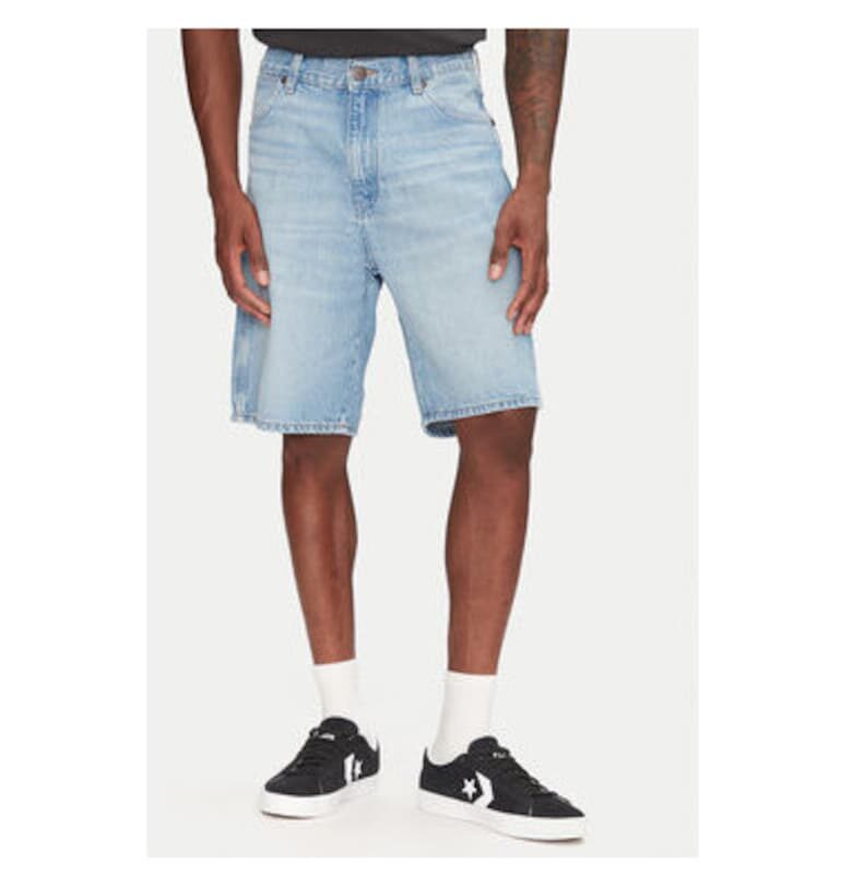 Мъжки дънкови шорти  112362492 - памук - син - Син Wrangler