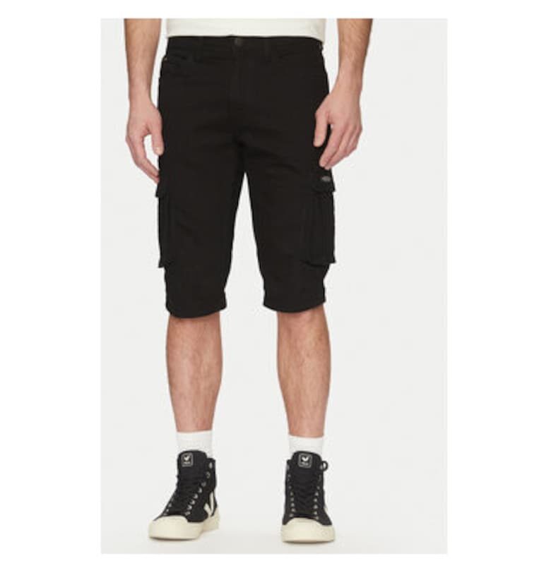 Мъжки дънкови шорти  20713329 - Памук - Черен - Черен BLEND