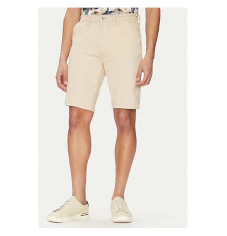 Мъжки дънкови шорти  20718139 - Памук - Бежов - Бежов BLEND