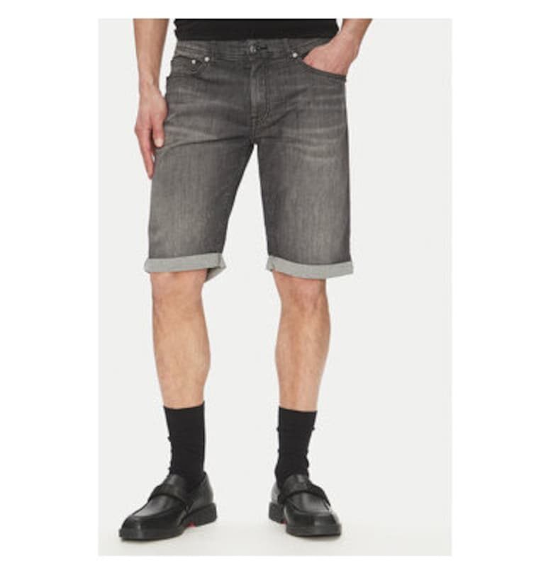 Мъжки дънкови шорти  265820 552833 - памук - черен - Черен Karl Lagerfeld