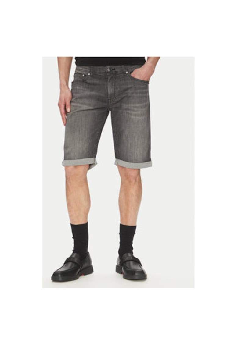 Мъжки дънкови шорти 265820 552833 - памук - черен - Черен Karl Lagerfeld