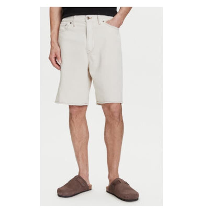 Мъжки дънкови шорти  781609-00 - Памук/Лиосел - Бежов - Бежов GAP