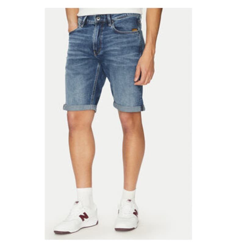 Мъжки дънкови шорти G Star Raw - D24430-C052 - памук/еластан - 35 US - син G-Star RAW