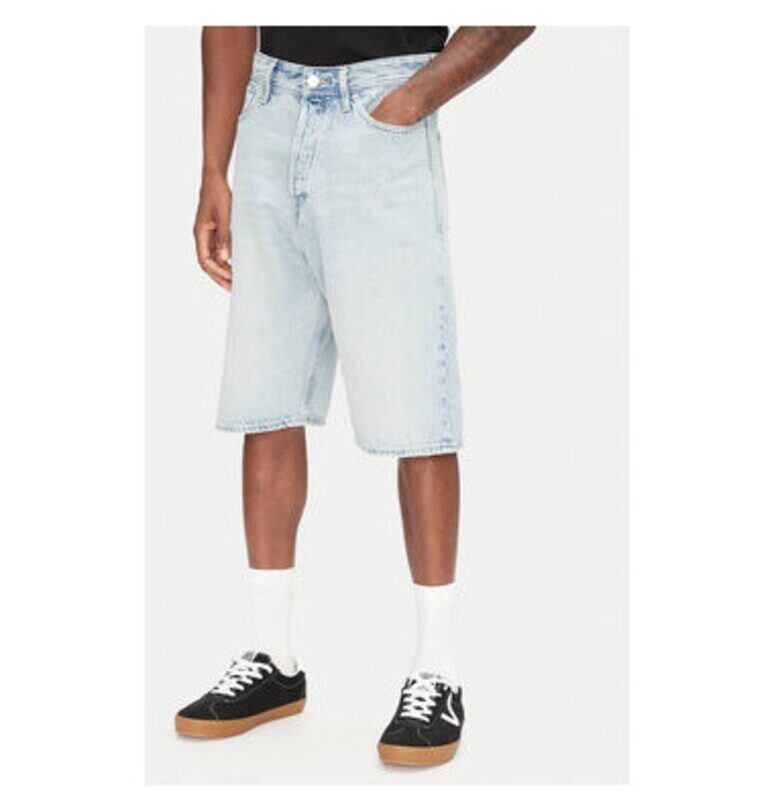 Мъжки дънкови шорти Jack Jones - 12272237 - памук - 2XL INTL - син Jack  Jones