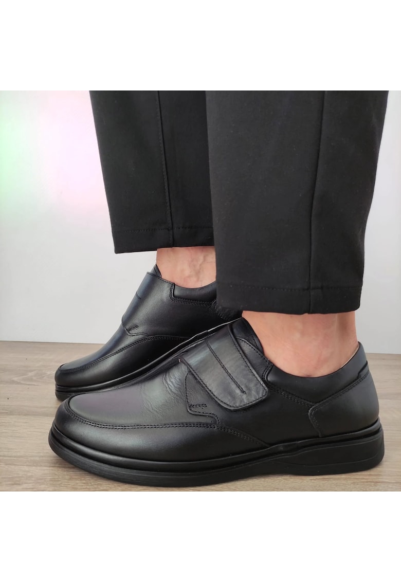 Мъжки ежедневни обувки Dr Jells Gr1040-175 черно - черно - Черен Dr Jells