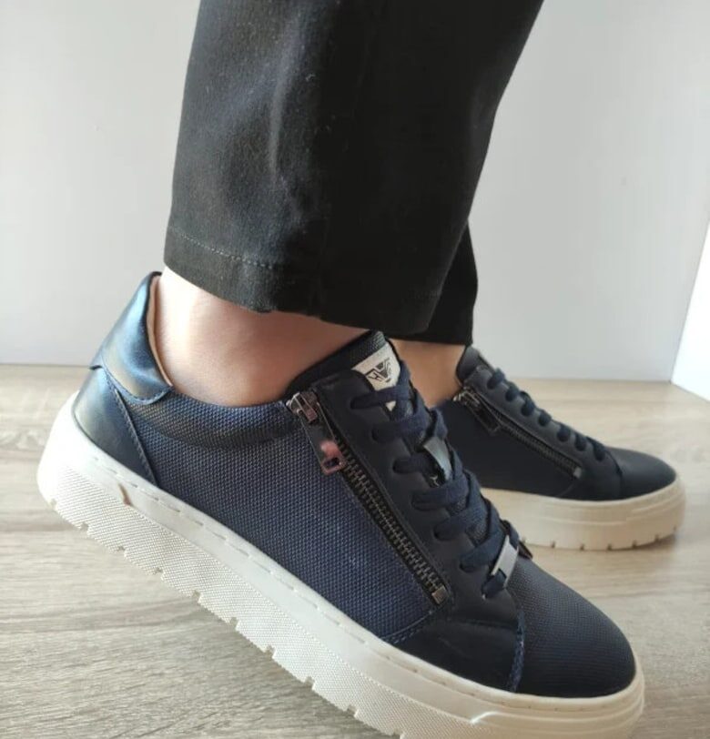 Мъжки ежедневни обувки  Y195 Тъмносини - Тъмносини - Тъмносин GiAnni