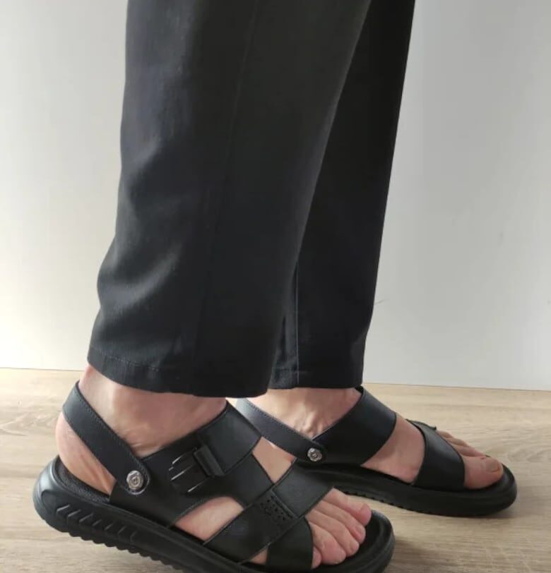 Мъжки ежедневни сандали  592096 Черни - Черни - Черен Mels