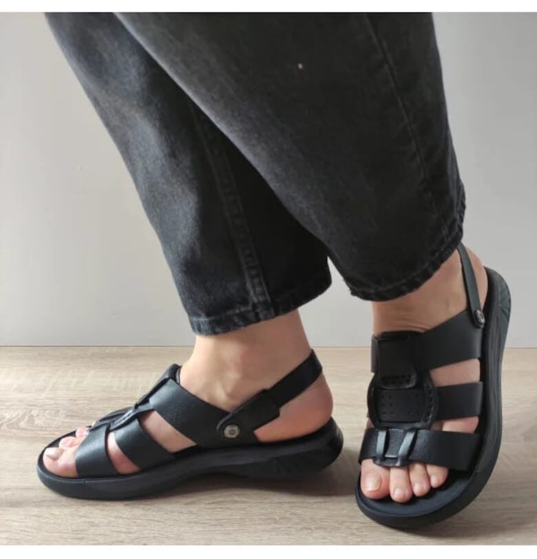 Мъжки ежедневни сандали  Y5011S Черни - Черно - Черен Mels