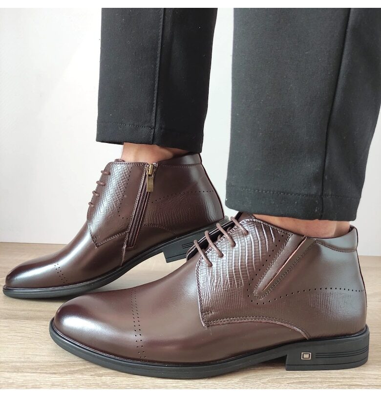 Мъжки елегантни ботуши  H788-025 Maro Coffee - 40 - Maro Coffee ELDEMAS