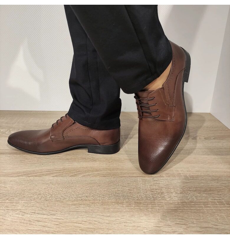 Мъжки елегантни обувки  530Crp Brown - Тъмнокафяв - Тъмнокафяв Catali