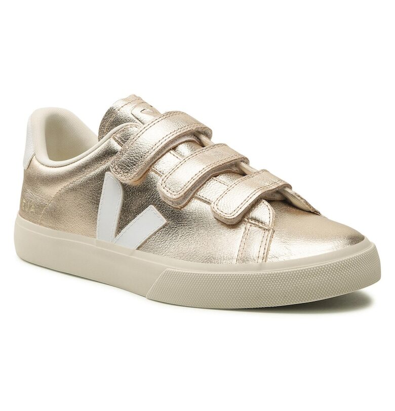 Мъжки кецове -  301715931 - естествена кожа - златист Veja