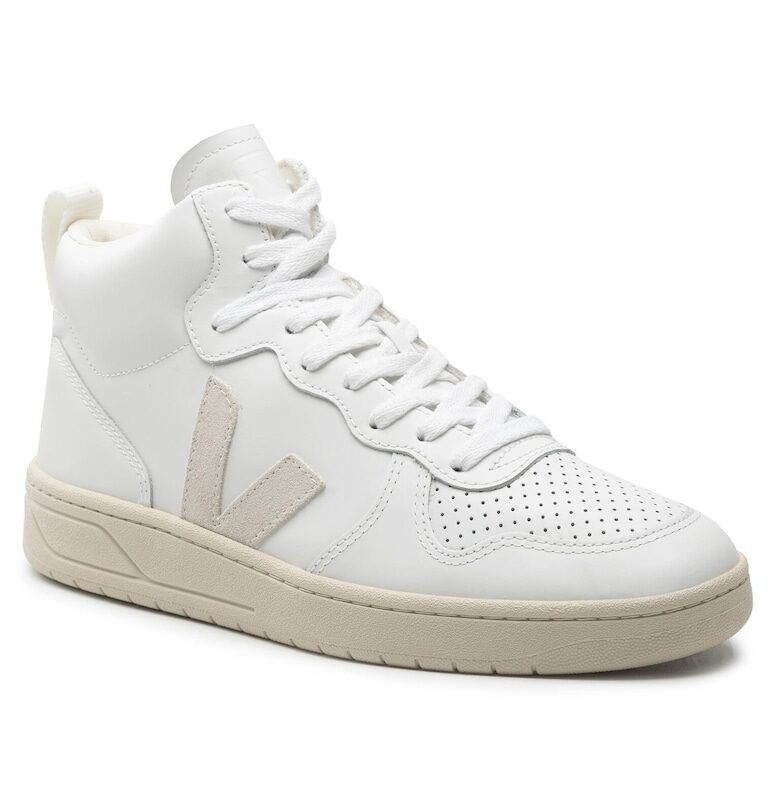 Мъжки кецове -  301715979 - естествена кожа - бял - Veja