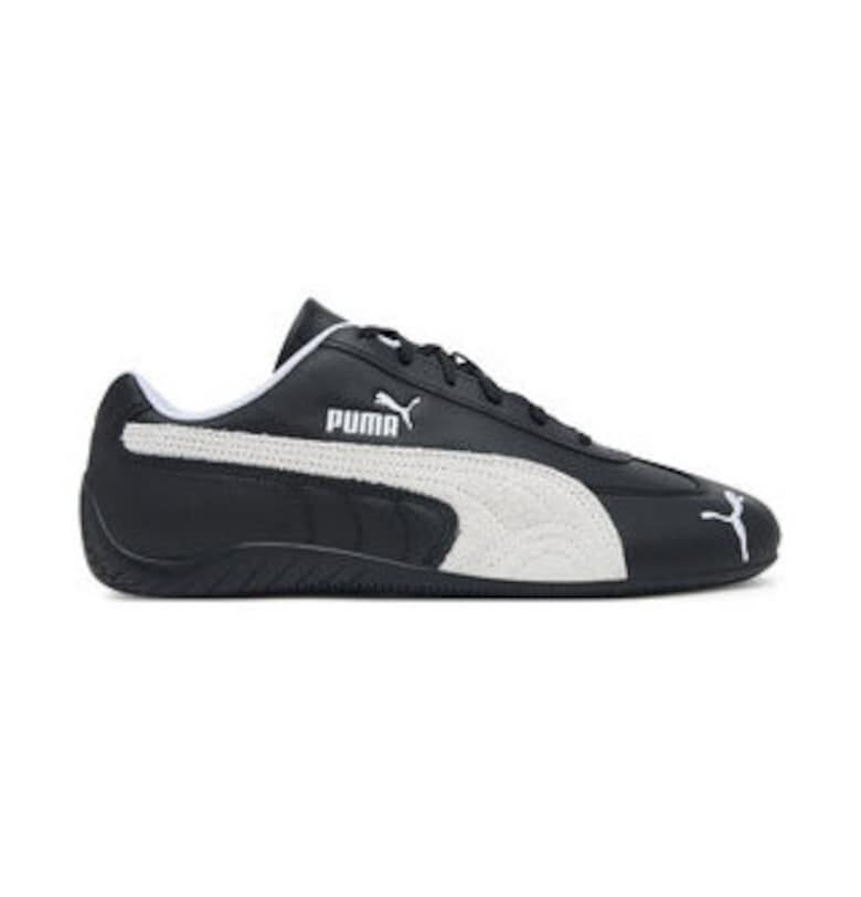 Мъжки кецове -  305146663 - естествена кожа - бял/черен Puma