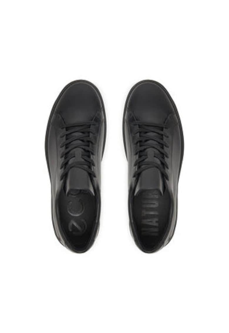 Мъжки кецове 305538161 - Естествена кожа - Черен Ecco