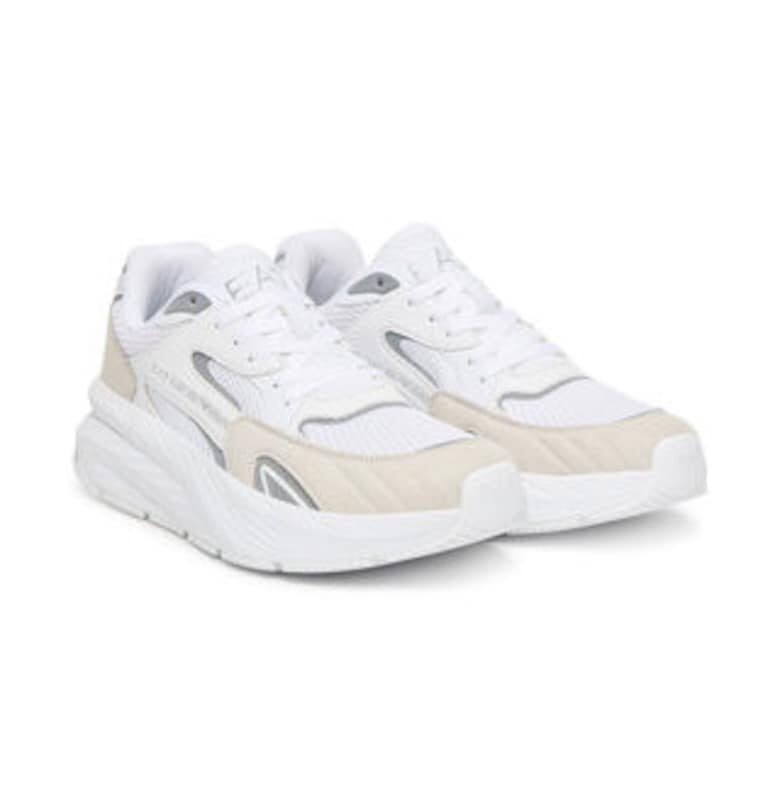 Мъжки кецове - Emporio Armani  бежови - екологична кожа EA7