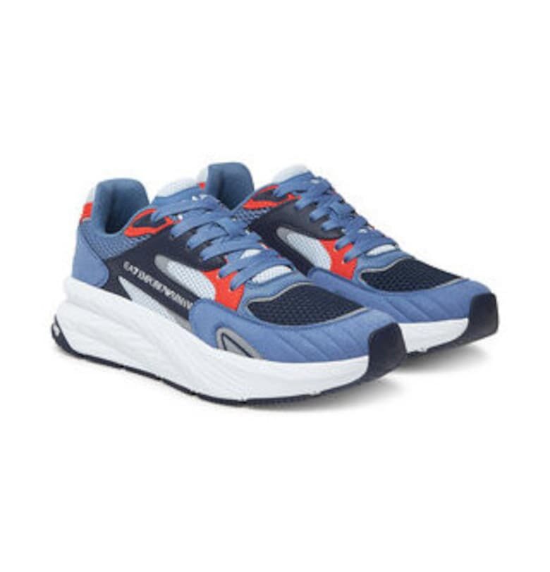 Мъжки кецове - Emporio Armani  многоцветни - екологична кожа - EA7