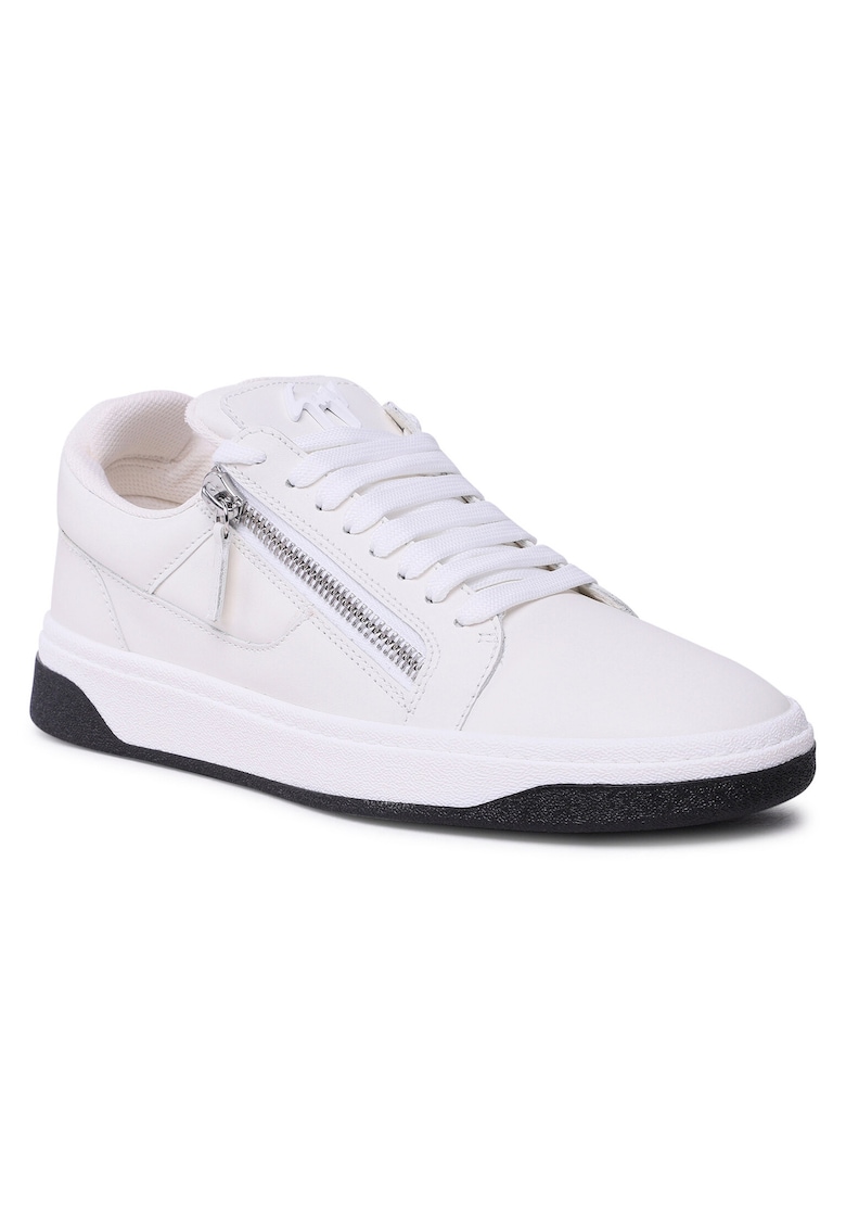 Мъжки кецове - Джузепе Заноти - естествена кожа - бял Giuseppe Zanotti