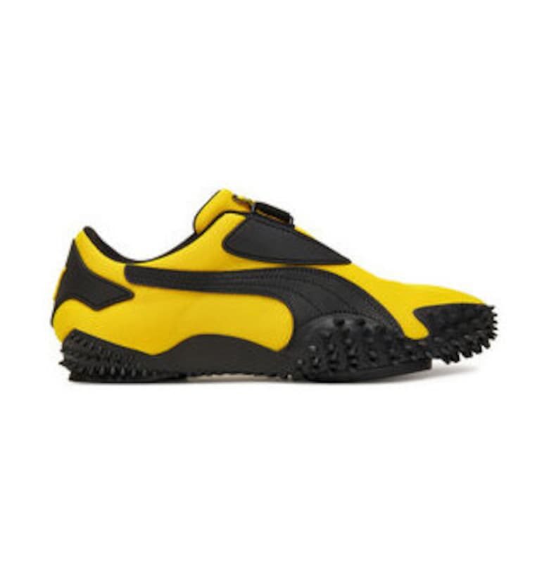 Мъжки кецове -  жълто/черно - текстилен материал Puma