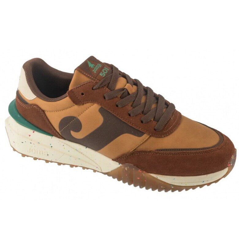 Мъжки кецове  кафяви - текстилен материал Joma