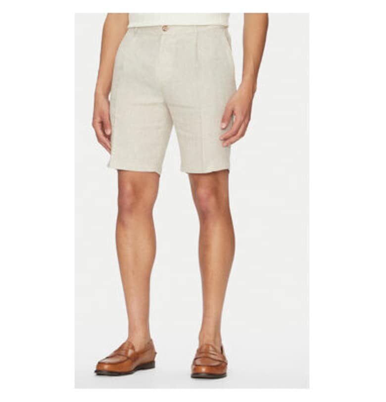 Мъжки къси панталони  10017472 30045910 - лен - бежов - Бежов Joop
