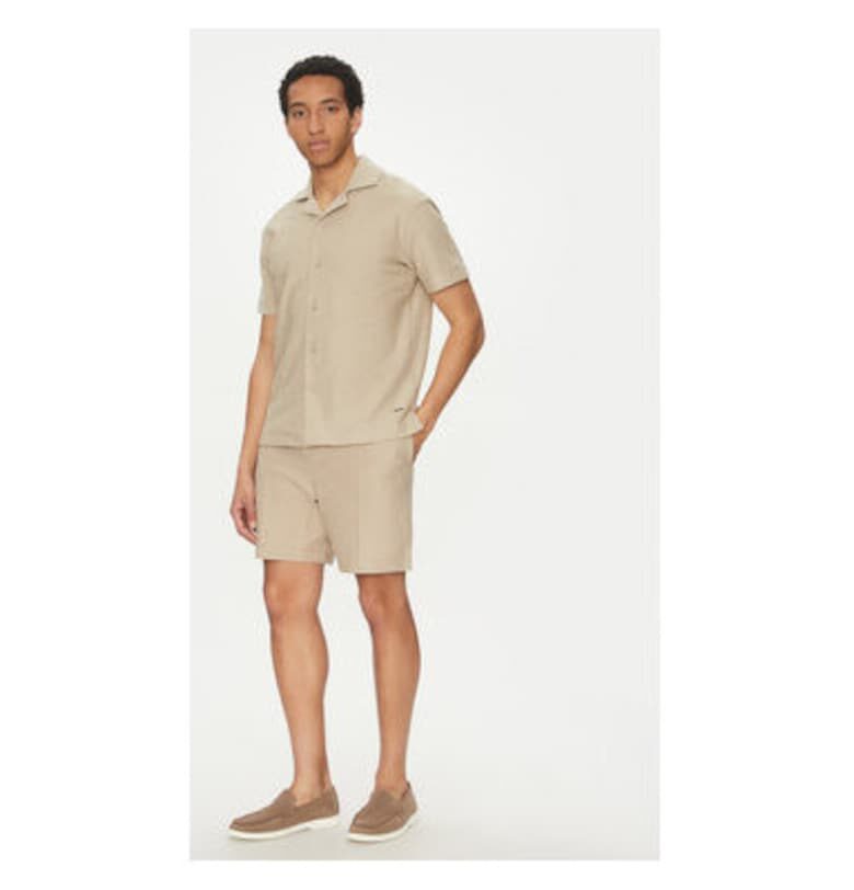 Мъжки къси панталони  10019312 30045554 - памук - бежов - Бежов Joop