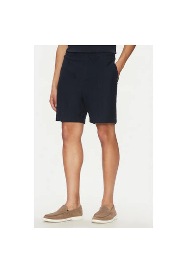 Мъжки къси панталони 10019312 30045554 - памук - тъмносиньо - Тъмносин Joop