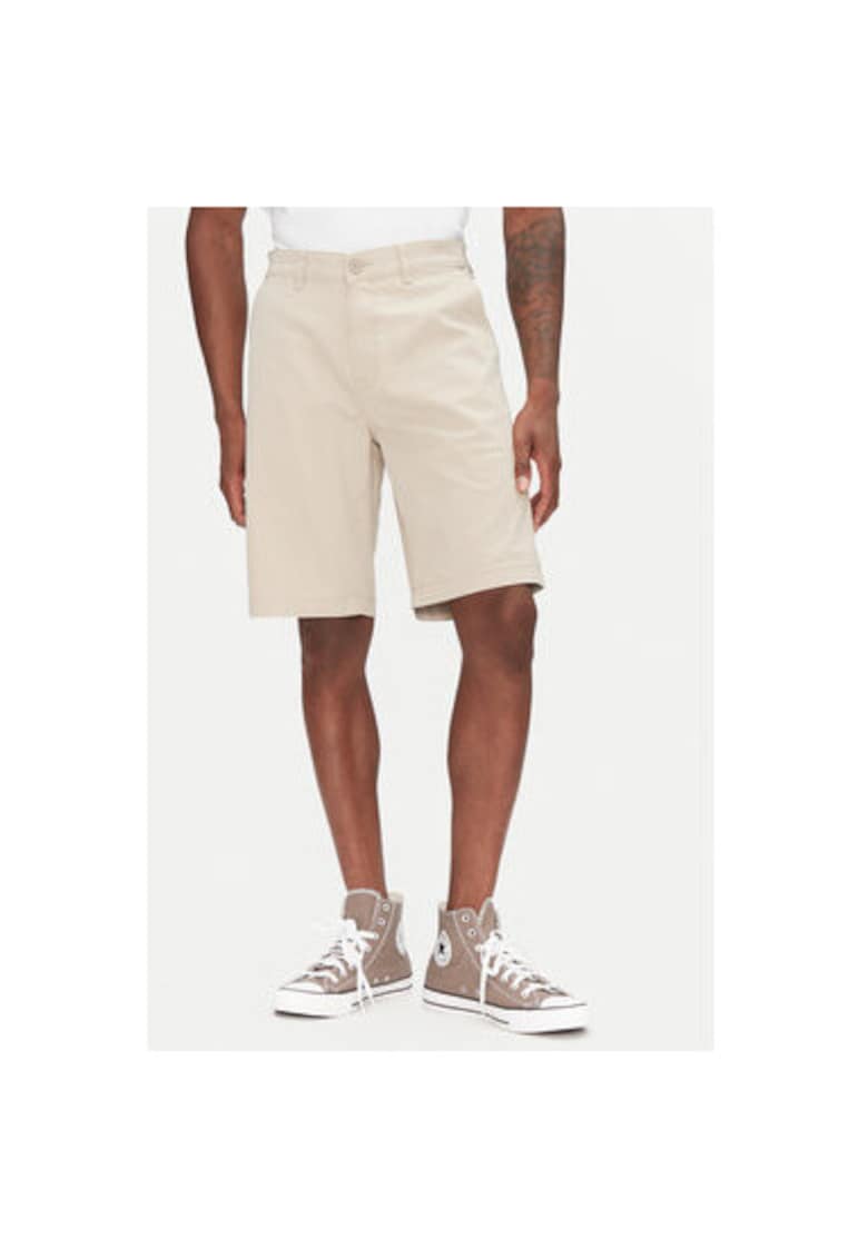 Мъжки къси панталони 112349200 - памук - бежов - Бежов Lee