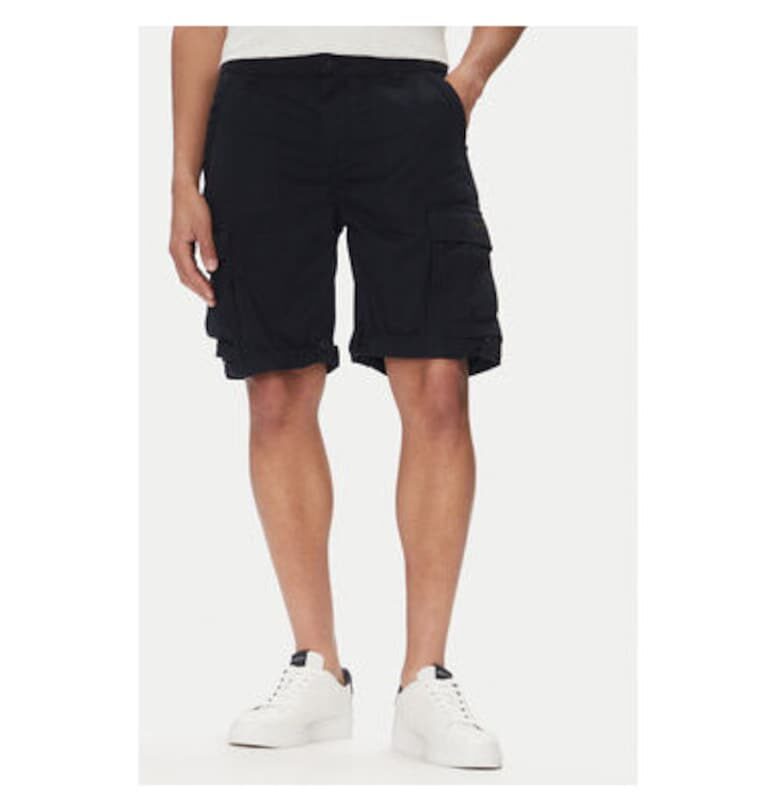 Мъжки къси панталони  251BE250CT3501 - памук - тъмносиньо - Тъмносин Aeronautica Militare