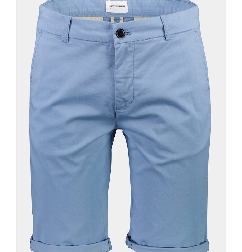 Мъжки къси панталони -  303585631 - Сини - Памук LINDBERGH
