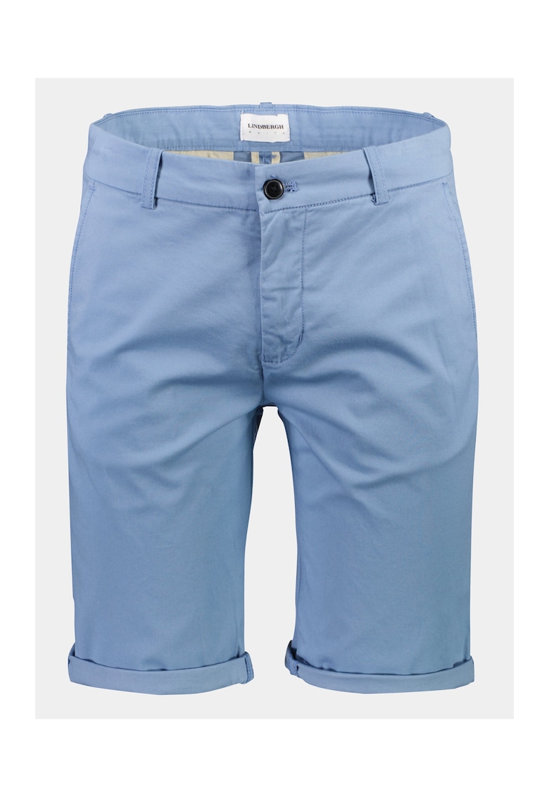 Мъжки къси панталони - 303585631 - Сини - Памук LINDBERGH