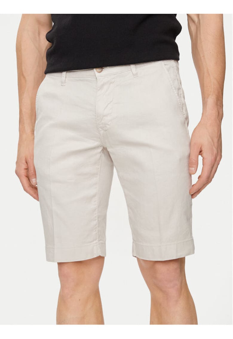 Мъжки къси панталони - 303666620 - Синтетичен - Бежов Baldessarini