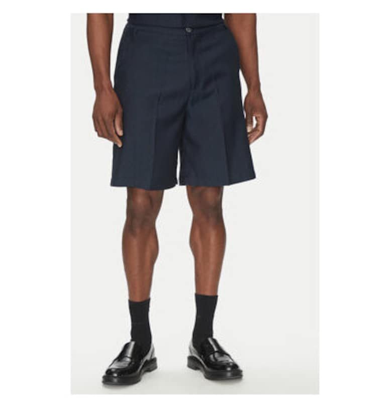 Мъжки къси панталони -  305348098 - Вискоза/Памук - Син - Син John Richmond