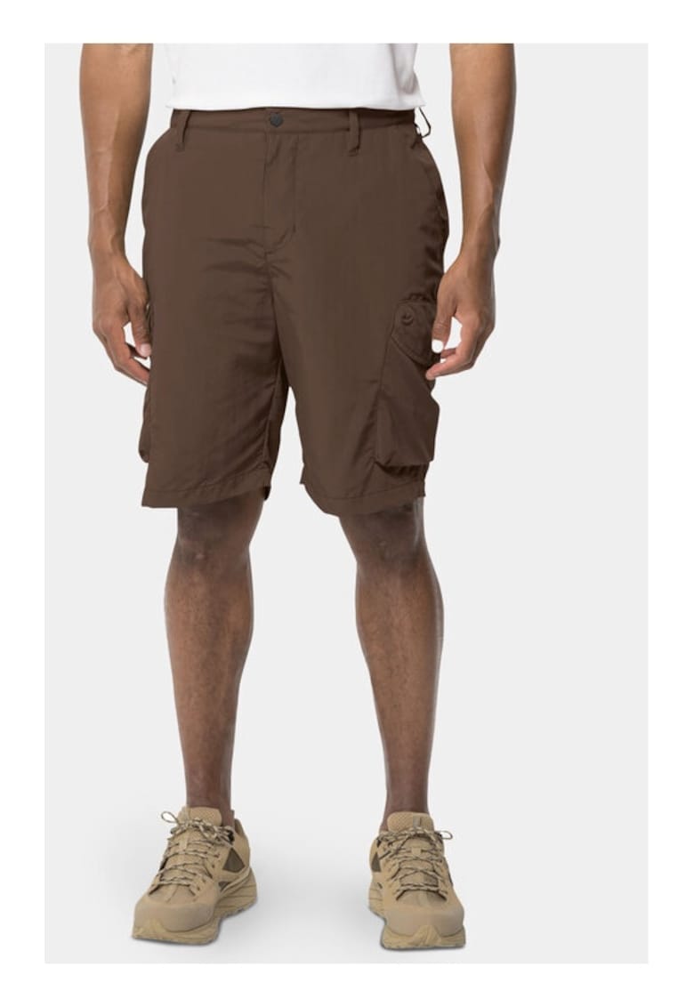 Мъжки къси панталони - 790349 - Кафяв - Полиамид Jack Wolfskin