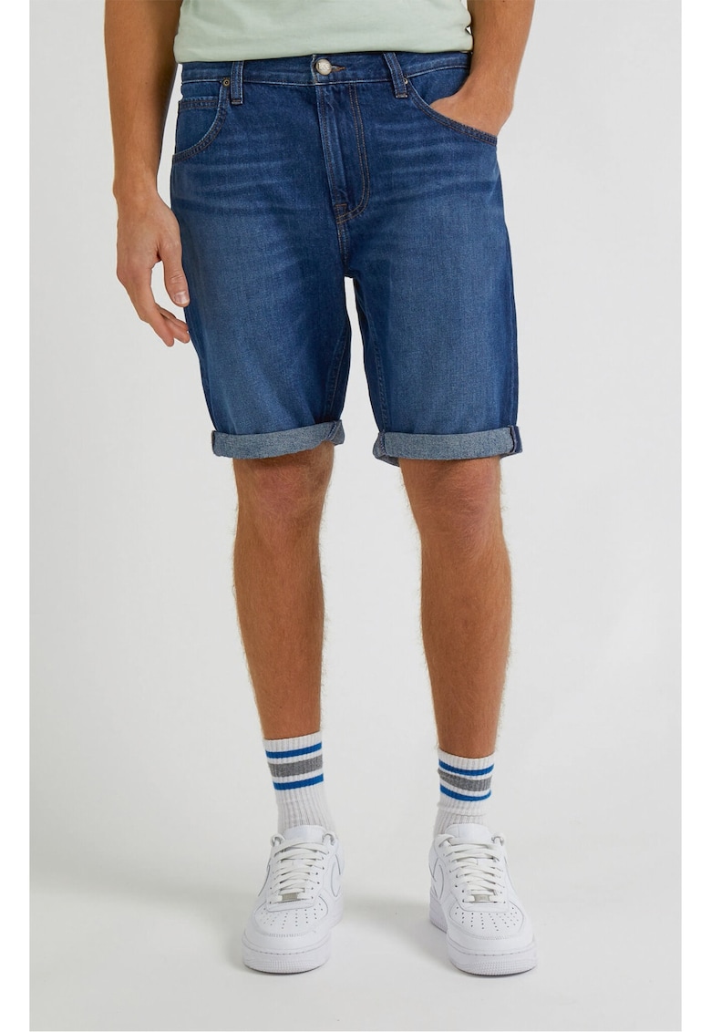 Мъжки къси панталони - Bumbac - Сини Lee