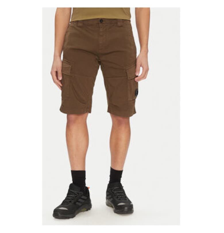 Мъжки къси панталони CP Company - 18CMBE116A005694G - памук - зелен - Зелен C P Company