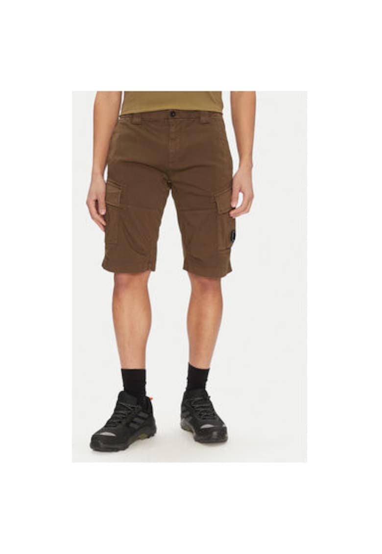 Мъжки къси панталони CP Company - 18CMBE116A005694G - памук - зелен - Зелен C P Company