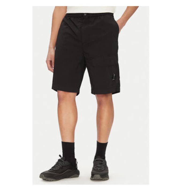 Мъжки къси панталони CP Company - 18CMBE172A006439G - Памук/Полиамид - Черни - Черен C P Company