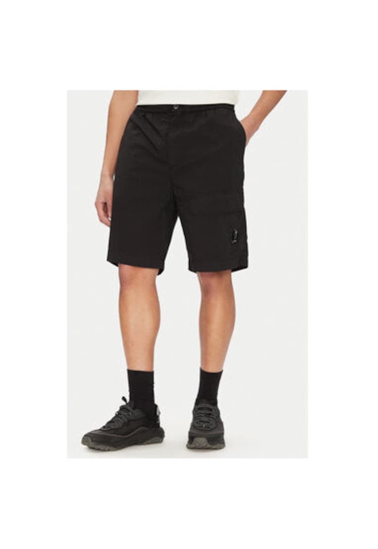 Мъжки къси панталони CP Company - 18CMBE172A006439G - Памук/Полиамид - Черни - Черен C P Company