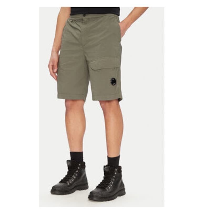 Мъжки къси панталони CP Company - памук/полиамид - Сив C P Company