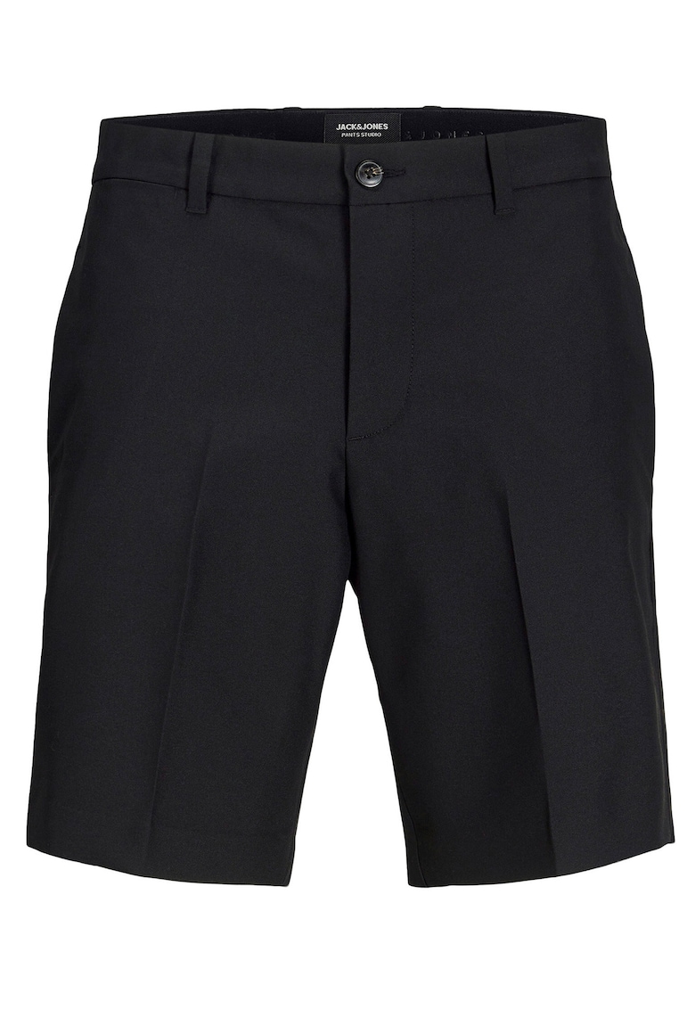 Мъжки къси панталони Jack Jones - 12271357 - Рециклиран полиестер/полиестер - Черни - Черен Jack Jones