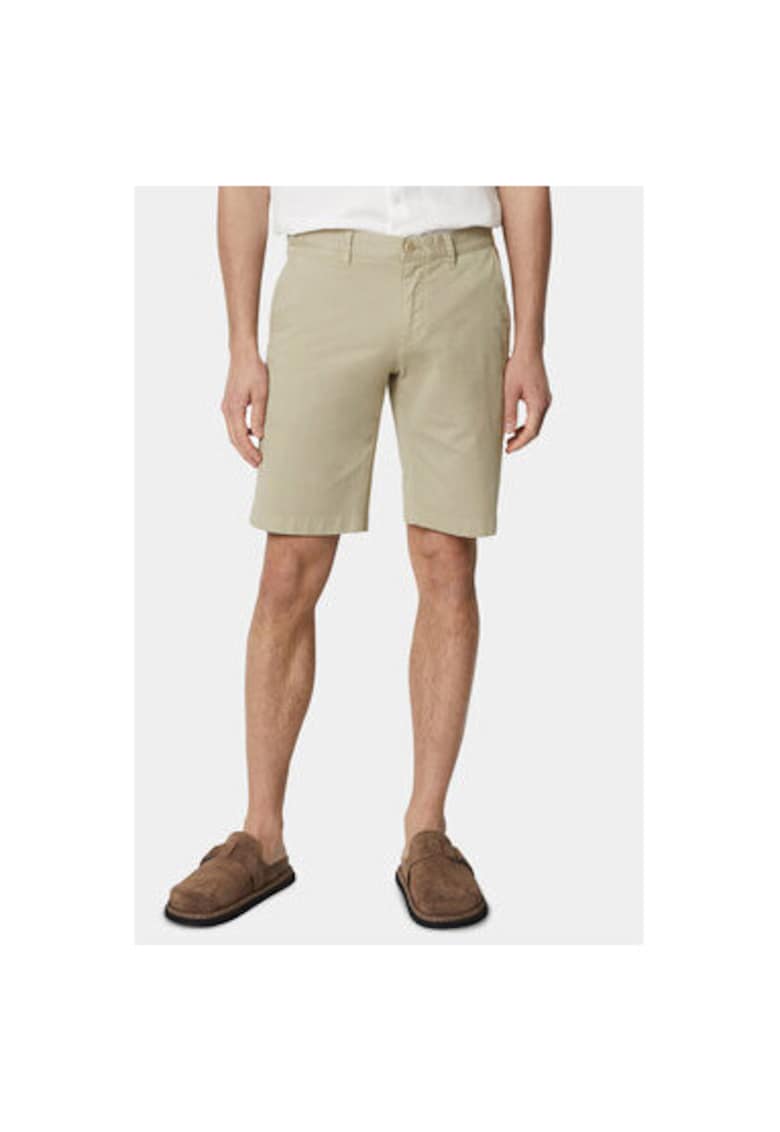 Мъжки къси панталони - Marc O'Polo - 303609771 - Памук - 32 EU - Бял marc o polo