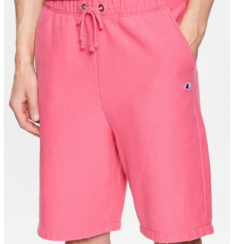 Мъжки къси панталони -  Памук - Розови - Розово Champion