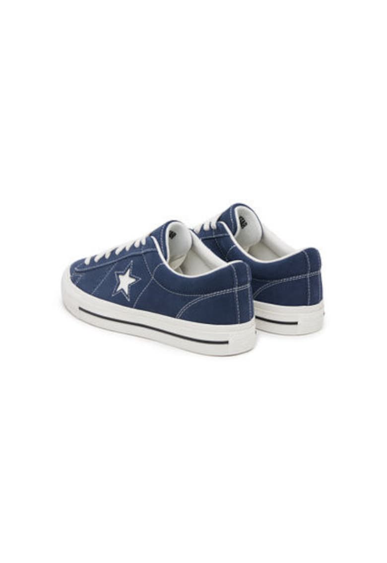 Мъжки маратонки - A15097C - Естествена кожа - Тъмносин Converse