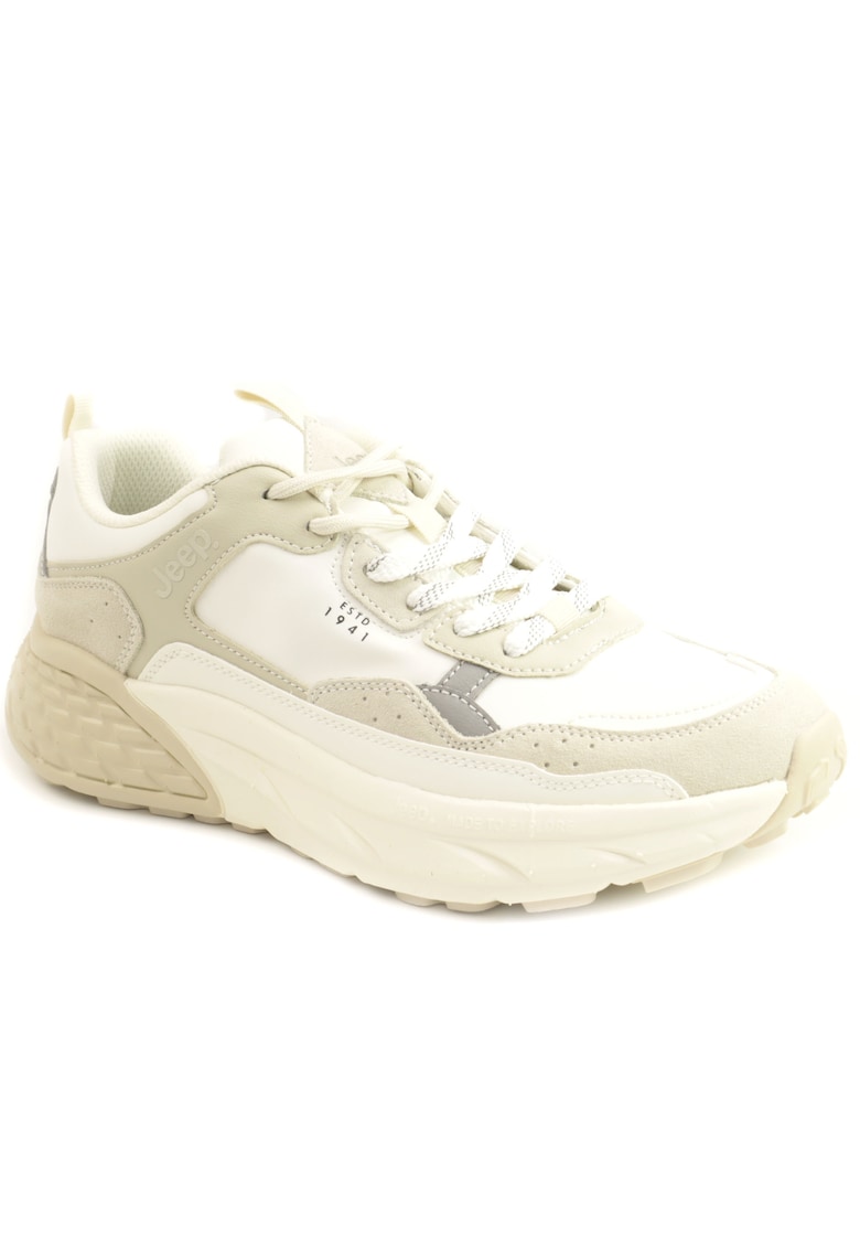 Мъжки маратонки JM51093A - Бял Jeep