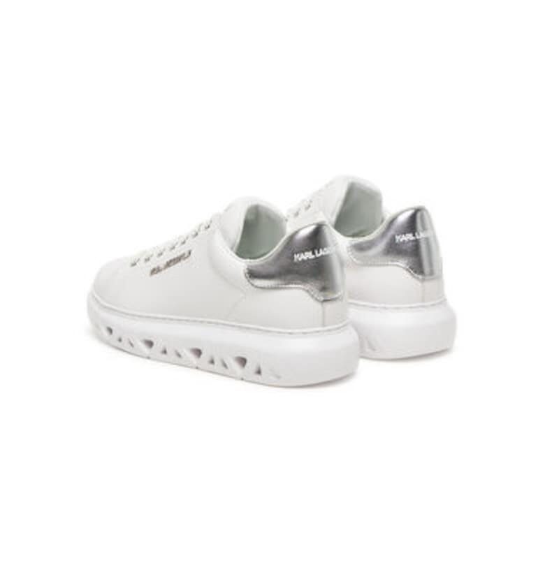 Мъжки маратонки  KL54519A - Естествена кожа - Бял Karl Lagerfeld