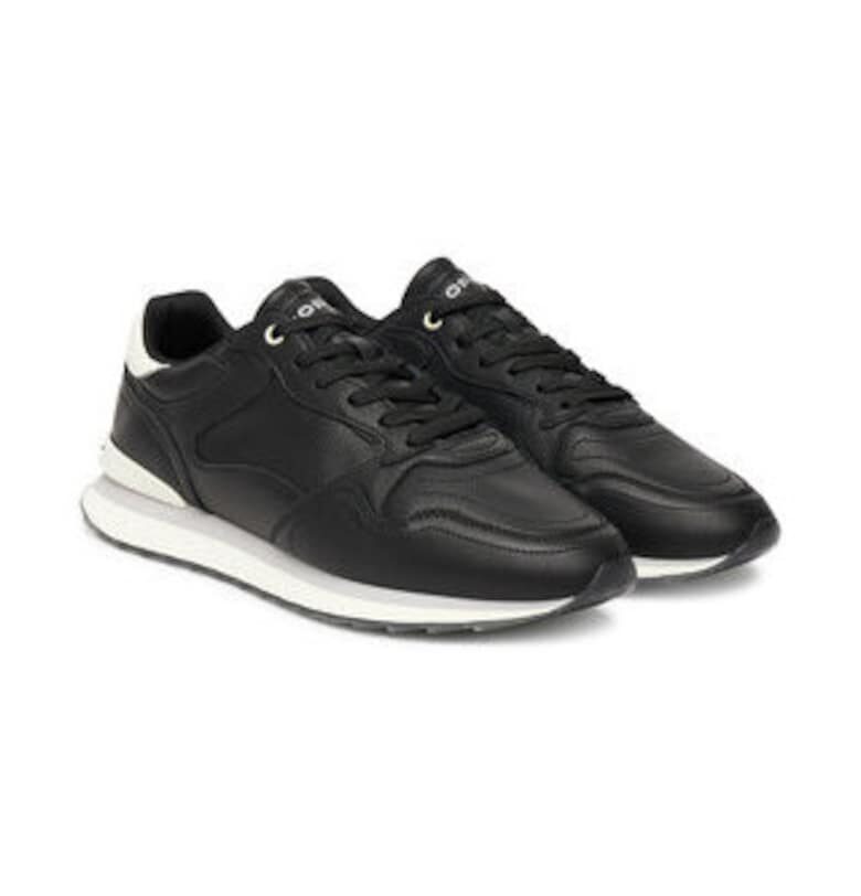 Мъжки маратонки  естествена кожа - Черен Hoff