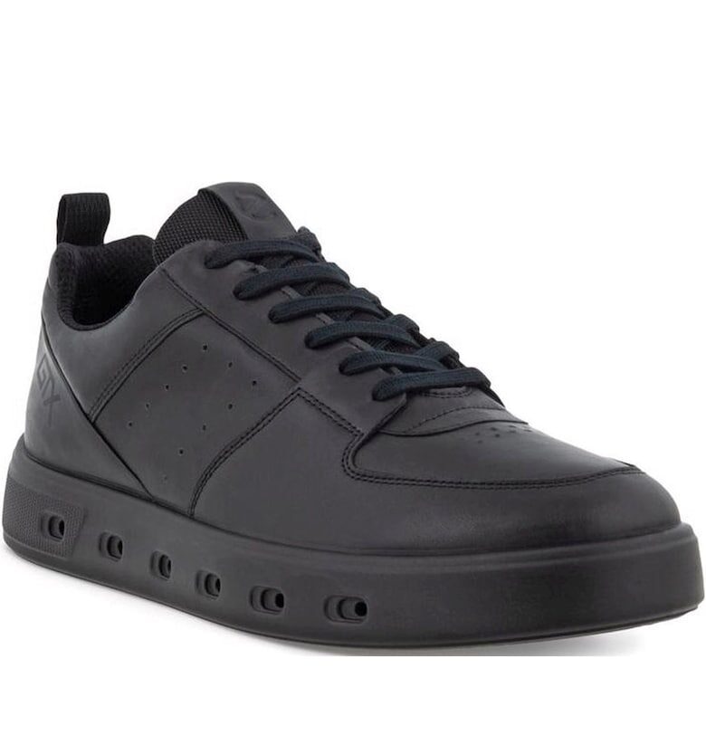 Мъжки маратонки  естествена кожа - черен Ecco