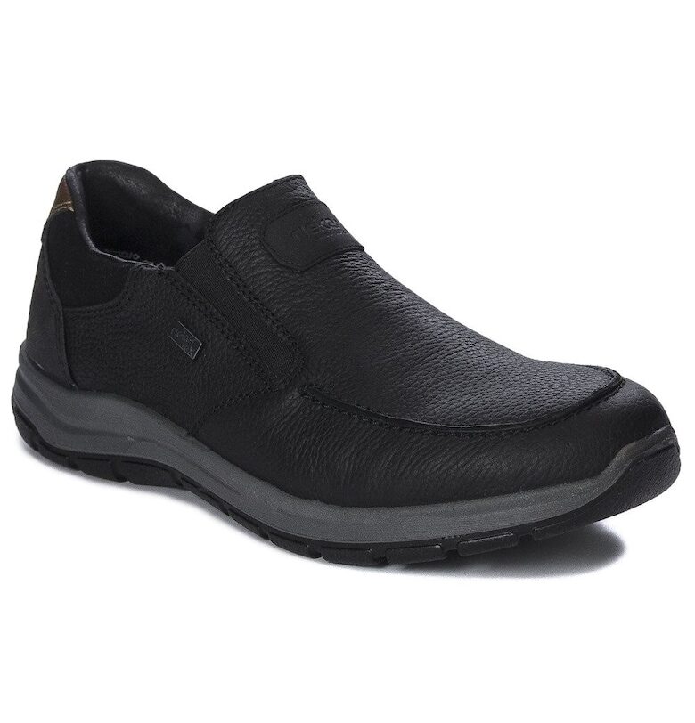 Мъжки обувки  0365100 Естествена кожа Черни Rieker