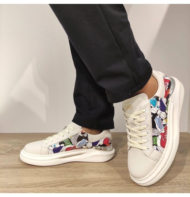 Мъжки обувки  18623 White - Бяло - Бял FRANCO GERARDO